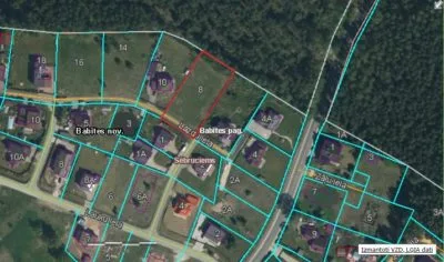 Land plot For Sale, Lazdu street 8, Babītes novads, Babītes pagasts, Sēbruciems / 136 526 € 7