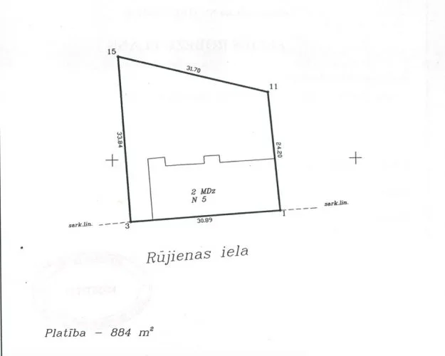 Land plot For Sale, Rūjienas street 5, Rīga, Labais krasts, Centrs / 99 000 € 8