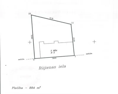 Land plot For Sale, Rūjienas street 5, Rīga, Labais krasts, Centrs / 99 000 € 8