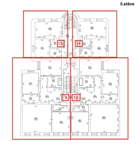 Apartment For Sale, K.Barona street 6, Rīga, Labais krasts, Centrs / 323 520 € 12