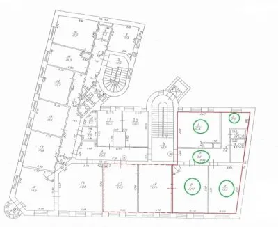 Office For Rent, Krišjāņa Barona street 15, Rīga, Labais krasts, Centrs / 950 € 15
