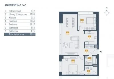 Pārdod dzīvokli, Jaunā Mežaparka iela 36, Rīga, Labais krasts, Mežaparks / 244 500 € 8