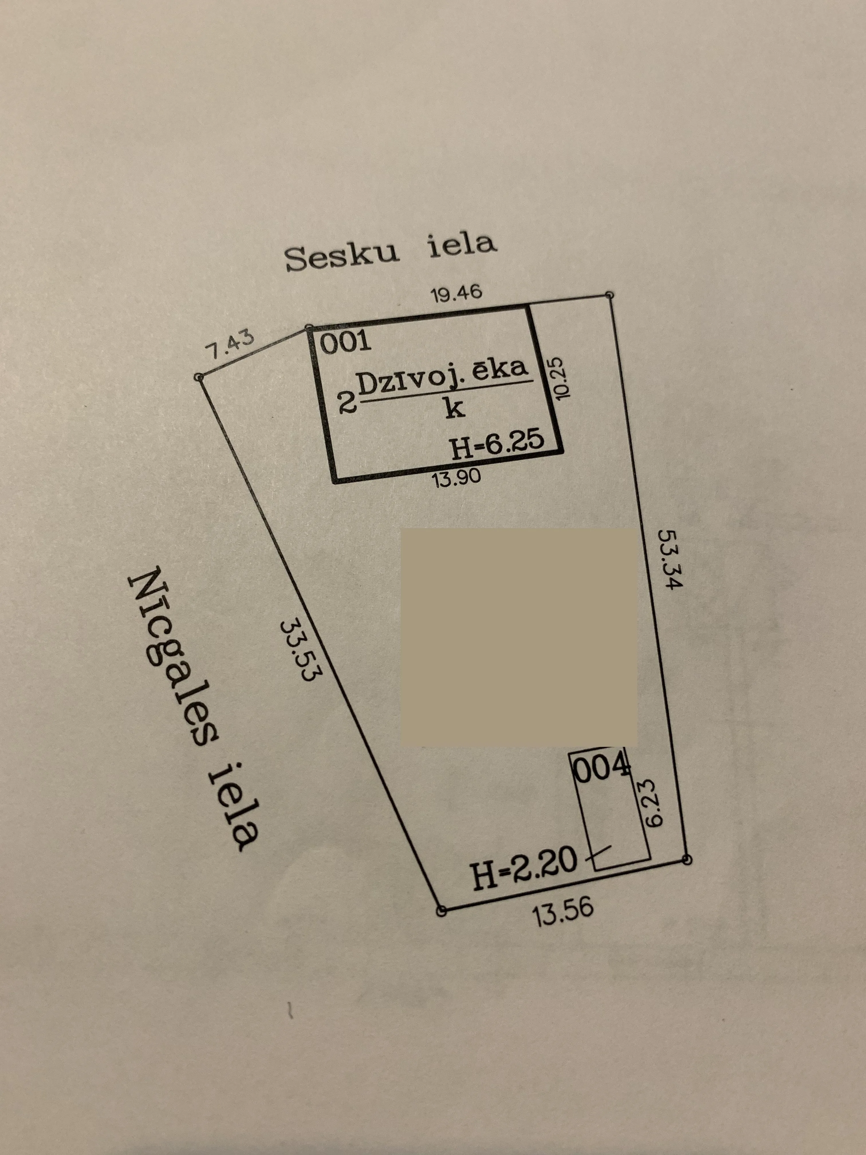 Izīrē māju, Sesku iela 4, Rīga, Labais krasts, Dārzciems / 1 400 € 25