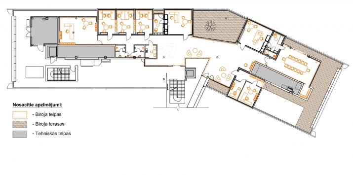 Аренда офиса, Matrožu улица 16, Rīga, Kreisais krasts, Ķīpsala / 8 480 € 14