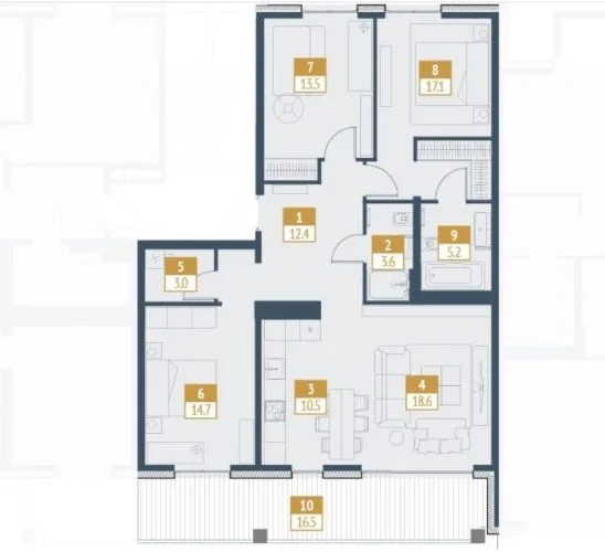 Pārdod dzīvokli, Jaunā Mežaparka iela 34, Rīga, Labais krasts, Mežaparks / 307 000 € 20