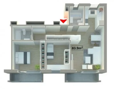 Pārdod dzīvokli, Stacijas iela 48, Olaines novads, Olaine / 123 700 € 18