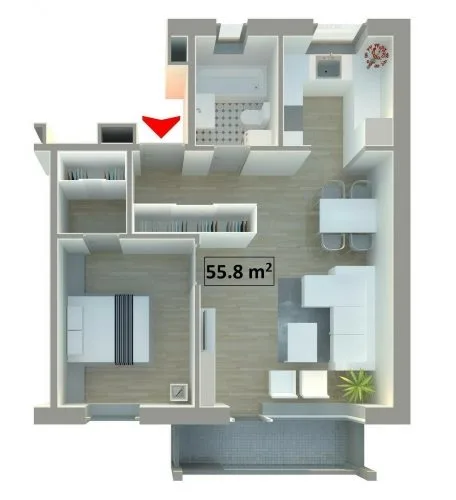 Pārdod dzīvokli, Stacijas iela 48, Olaines novads, Olaine / 86 400 € 15