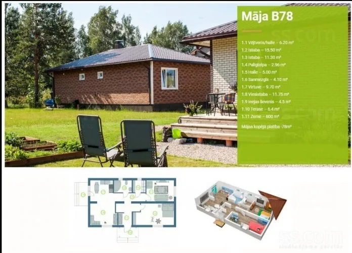 Pārdod māju, Strazdiņu iela 28, Salaspils novads / 129 000 € 19