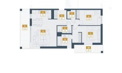 Izīrē dzīvokli, Jaunā Mežaparka iela 32, Rīga, Labais krasts, Mežaparks / 1 400 € 33