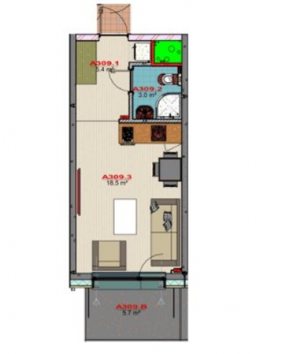 Pārdod dzīvokli, Miera iela 103, Rīga, Labais krasts, Centrs / 77 000 € 2