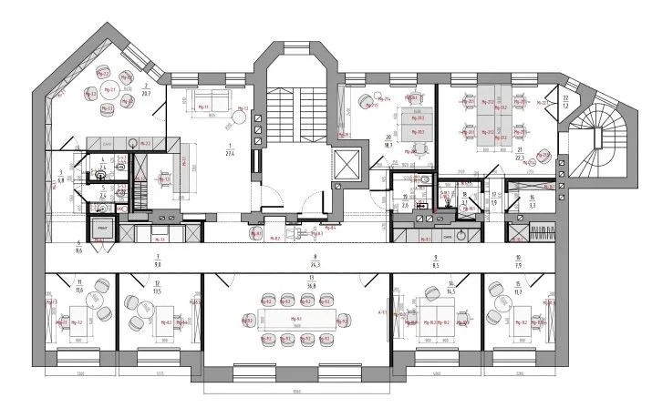 Аренда офиса, Miera улица 2, Rīga, Labais krasts, Centrs / 3 115 € 26