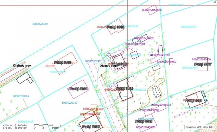 Pārdod zemi, Puriņi 3103, Olaines novads, Olaines pagasts, Jāņupe / 10 000 € 8