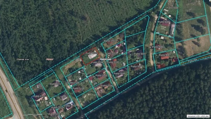 Land plot For Sale, Puriņi 3103, Olaines novads, Olaines pagasts, Jāņupe / 10 000 € 6