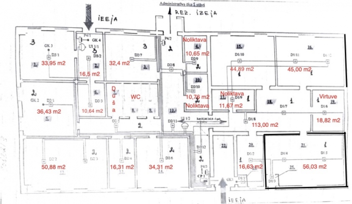 Office For Rent, Mālu street 30, Rīga, Kreisais krasts, Ziepniekkalns / 224 € 13