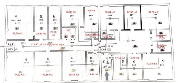 Office For Rent, Mālu street 30, Rīga, Kreisais krasts, Ziepniekkalns / 92 € 13