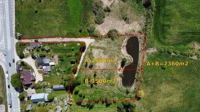 Land plot For Sale, Vardītes ⠀, Ķekavas novads, Ķekavas pagasts, Lielvārži / 70000 € 2