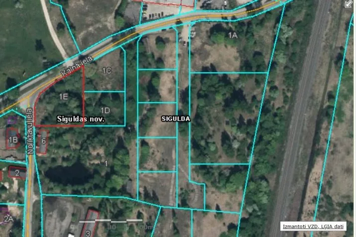 Продажа земли, Kalna улица 1E, Siguldas novads, Sigulda / 58 610 € 13