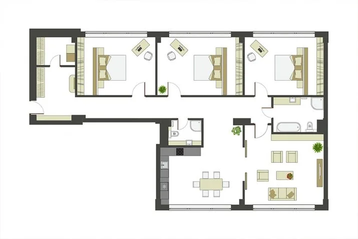 Продажа квартиры, Jaunsaules улица 1, Rīga, Kreisais krasts, Āgenskalns / 319 000 € 13