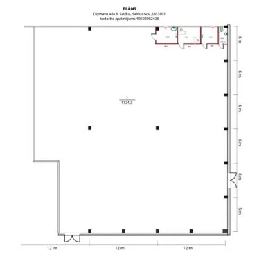 Warehouse facilities For Rent, Dzirnavu street 8, Saldus novads, Saldus / 4 273 € 4