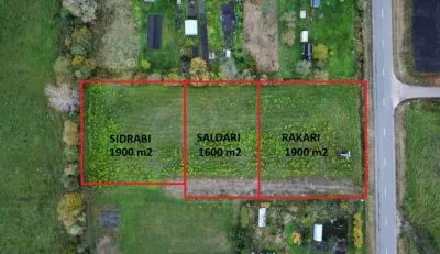Pārdod zemi, - iela Rakari, Ozolnieku novads, Cenu pagasts / 20 000 € 3
