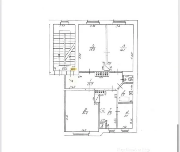 Pārdod dzīvokli, Dzirnavu iela 10, Rīga, Labais krasts, Centrs / 180 000 € 17