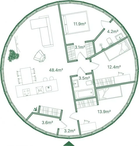 Pārdod māju, Kalēju iela 13, Stopiņu novads, Saurieši / 225 000 € 22