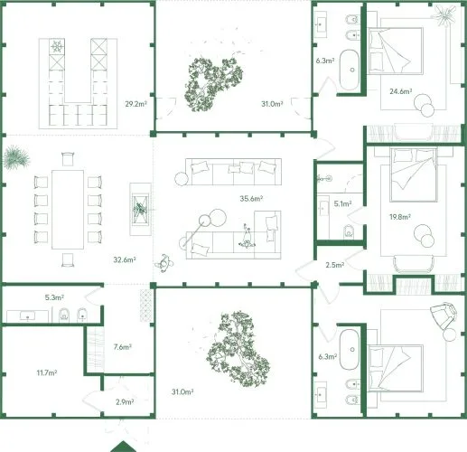 Pārdod māju, Kalēju iela 13, Stopiņu novads, Saurieši / 225 000 € 82