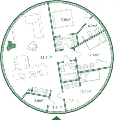 Pārdod māju, Kalēju iela 13, Stopiņu novads, Saurieši / 225 000 € 22