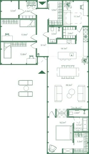 Pārdod māju, Kalēju iela 13, Stopiņu novads, Saurieši / 225 000 € 51