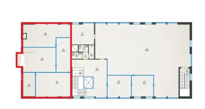 Office For Rent, Bērzaunes street 11a, Rīga, Labais krasts, Centrs / 1 440 € 7