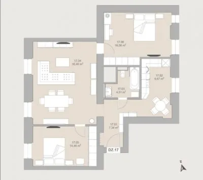 Izīrē dzīvokli, Pernavas iela 41, Rīga, Labais krasts, Centrs / 1 650 € 19