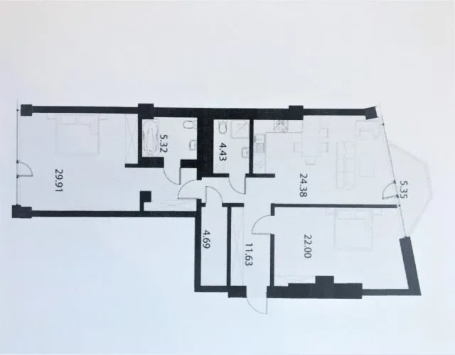 Apartment For Rent, Mežaparka prospekts street 1, Jūrmala, Dzintari / 1 400 € 8