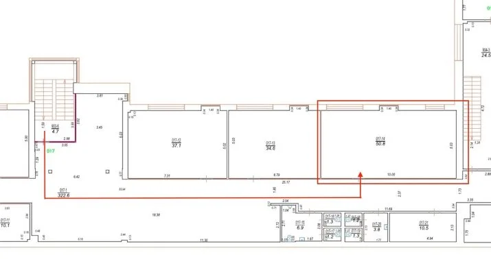 Izīrē biroju, Dēļu iela 5, Rīga, Kreisais krasts, Pārdaugava (tuvā) / 940 € 12