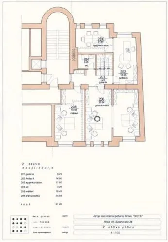 Office For Rent, Krišjāņa Barona street 36, Rīga, Labais krasts, Centrs / 2 500 € 31