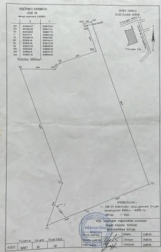 Land plot For Sale, Titurgas street 13a, Ķekavas novads, Baloži / 152 000 € 7