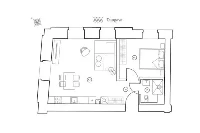 Pārdod dzīvokli, Kuģu iela 13, Rīga, Kreisais krasts, Pārdaugava (tuvā) / 231 600 € 14