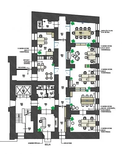 Office For Rent, Citadeles street 12, Rīga, Labais krasts, Centrs / 2 492 € 12