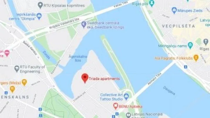 Apartment For Rent, Trijādības street 7, Rīga, Kreisais krasts / 690 € 24