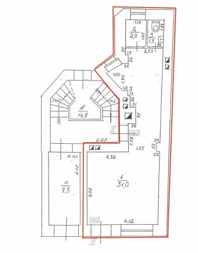 commercial premises For Rent, Brīvības street 154, Rīga, Labais krasts, Centrs / 280 € 9