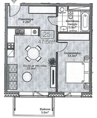 Продажа квартиры, Upeņu улица 21, Rīga, Labais krasts, Purvciems / 122 000 € 14