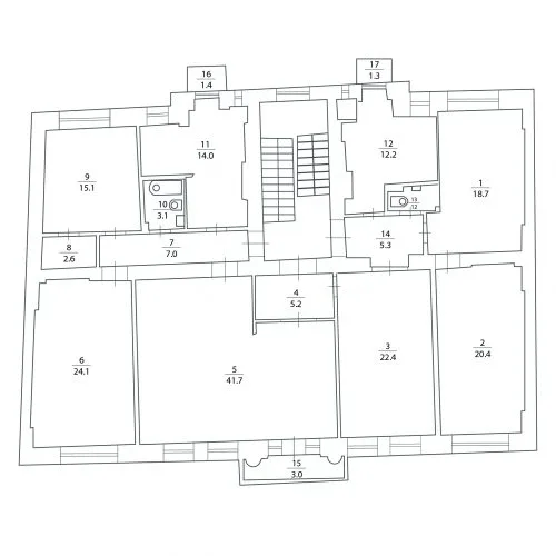 Apartment For Rent, Bruņinieku street 45, Rīga, Labais krasts, Centrs / 1 200 € 53