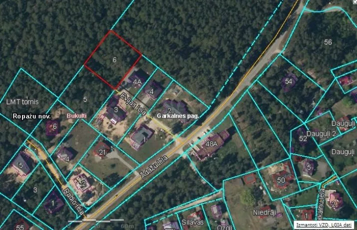 Pārdod zemi, Evijas iela 6, Rīga, Labais krasts, Bukulti / 80 000 € 10