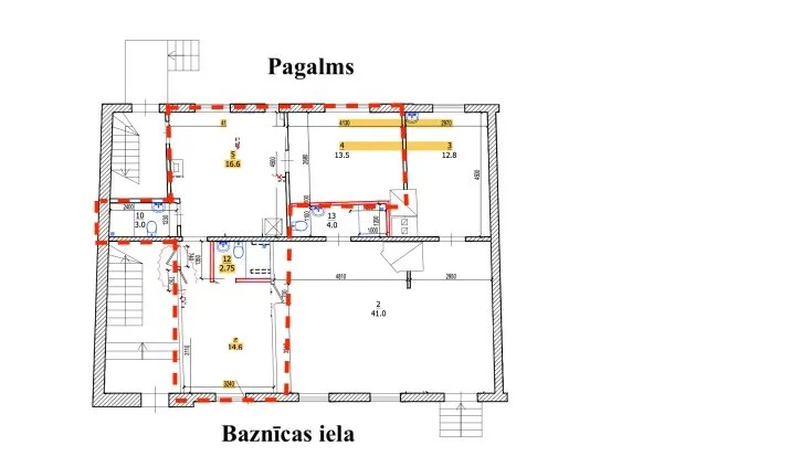 commercial premises For Rent, Baznīcas street 24, Rīga, Labais krasts, Centrs / 650 € 9