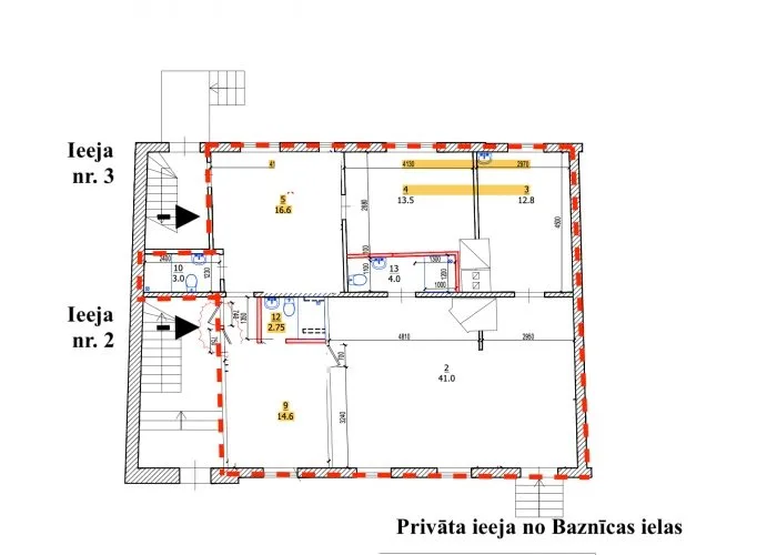 commercial premises For Rent, Baznīcas street 24, Rīga, Labais krasts, Centrs / 1 200 € 8