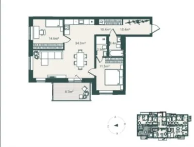 Pārdod dzīvokli, Čiekuru iela 3, Rīga, Labais krasts, Mežaparks / 200 618 € 15
