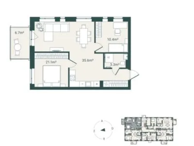 Pārdod dzīvokli, Čiekuru iela 3, Rīga, Labais krasts, Mežaparks / 185 900 € 18
