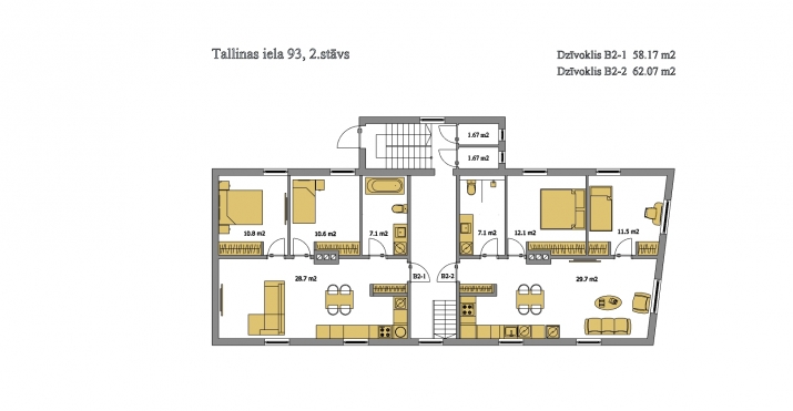 Продажа многоквартирного дома, Jāņa Asara улица 16a, Rīga, Labais krasts, Centrs / 2 392 310 € 24