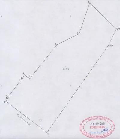 Pārdod zemi, Latgales iela 471, Rīga, Rumbula / 2468070 € 7