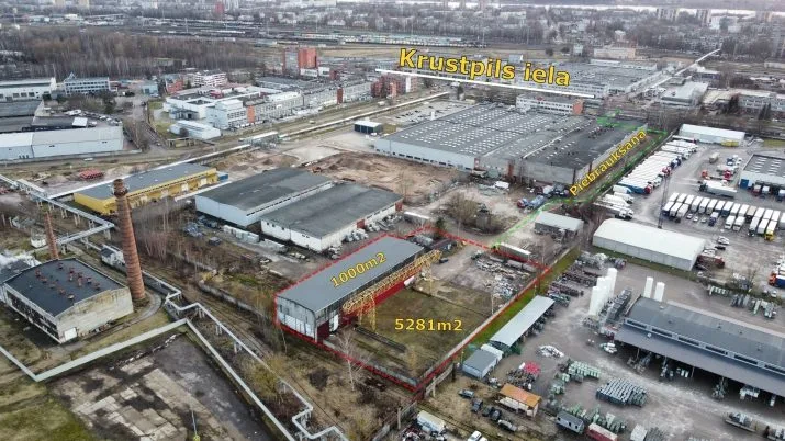 Pārdod noliktavu, Krustpils iela 35I, Rīga, Labais krasts, Šķirotava / 390 000 € 1