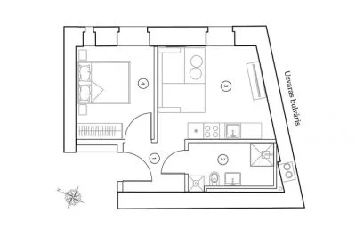 Pārdod dzīvokli, Kuģu iela 13, Rīga, Kreisais krasts, Āgenskalns / 99 900 € 4